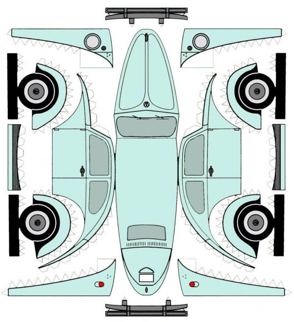 Как сделать автомобили из бумаги: шаблоны, оригами от Nissan, Mazda и Toyota